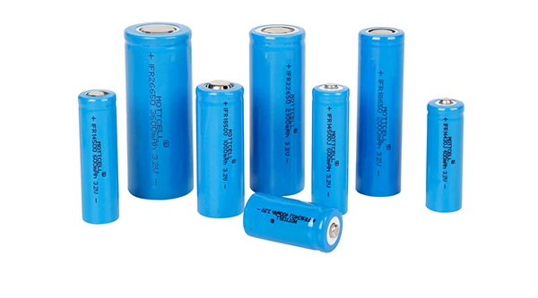 14500 3,2V pin lithium có thể sạc lại AA kích thước 600mAh 500mAh 8