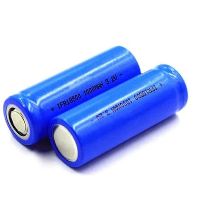 1100 mah lifepo4 pin năng lượng mặt trời 3.2V 18500 cho ánh sáng khẩn cấp