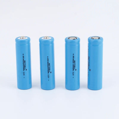 14500 3,2V pin lithium có thể sạc lại AA kích thước 600mAh 500mAh