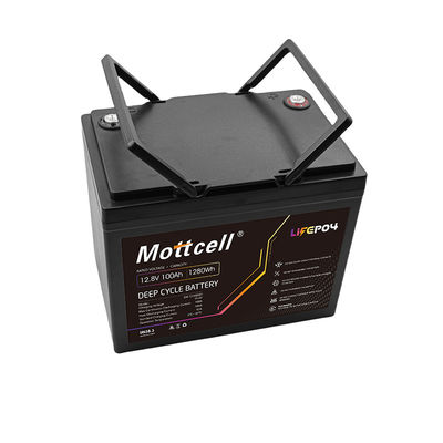 Thời gian sử dụng dài 12V LiFePO4 Capacity 100Ah Lightweight ABS/PVC Casing